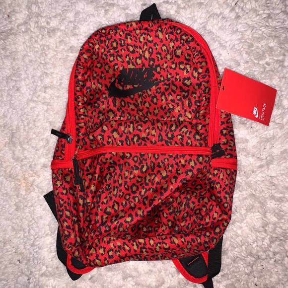 nike leopard print bag